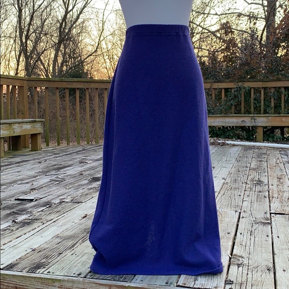 Eileen Fisher Dresses & Skirts - Eileen Fisher deep purple maxi skirt LARGE